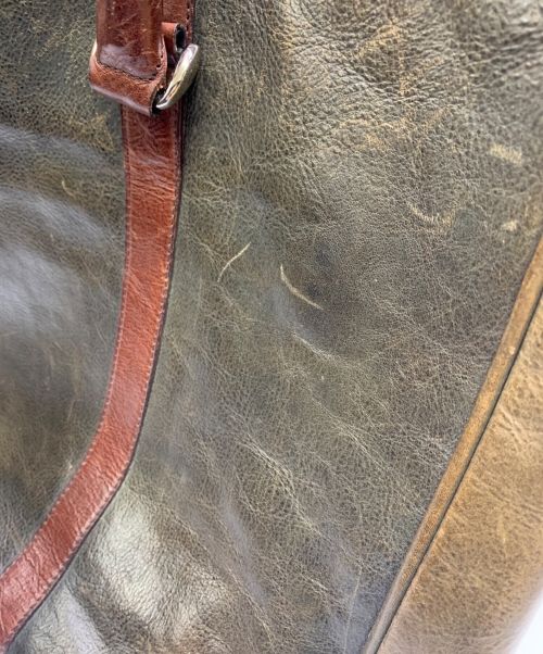 cocomeister（ココマイスター）cocomeister (ココマイスター) レザートートバッグ ブラウンの古着・服飾アイテム