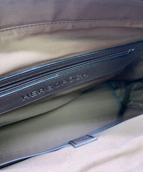 HERGOPOCH（エルゴポック）HERGOPOCH (エルゴポック) HERGOPOCH　ブリーフケース ダークブラウンの古着・服飾アイテム