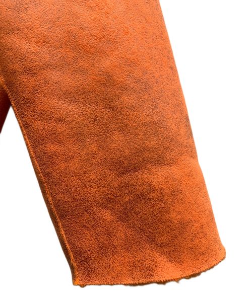 Jakke（ジャッキー）Jakke (ジャッキー) リバーシブルフェイクムートンジャケット オレンジ サイズ:SIZE 10の古着・服飾アイテム