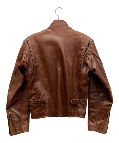 B-McCOY'S（ビーマッコイズ）B-McCOY'S (ビーマッコイズ) ライダースジャケット ブラウン サイズ:SIZE 34の古着・服飾アイテム