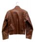 B-McCOY'S (ビーマッコイズ) ライダースジャケット ブラウン サイズ:SIZE 34：13000円