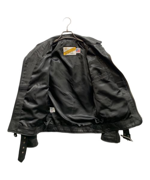 PERFECTO by Schott（パーフェクト バイ ショット）PERFECTO by Schott (パーフェクト バイ ショット) ワンスターダブルライダースジャケット ブラック サイズ:SIZE 34の古着・服飾アイテム