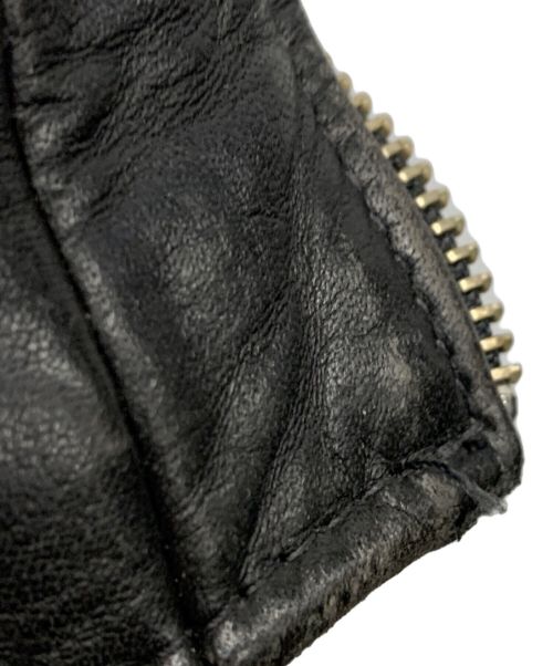 PERFECTO by Schott（パーフェクト バイ ショット）PERFECTO by Schott (パーフェクト バイ ショット) ワンスターダブルライダースジャケット ブラック サイズ:SIZE 34の古着・服飾アイテム