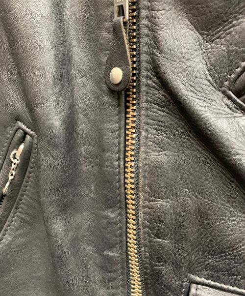 PERFECTO by Schott（パーフェクト バイ ショット）PERFECTO by Schott (パーフェクト バイ ショット) ワンスターダブルライダースジャケット ブラック サイズ:SIZE 34の古着・服飾アイテム