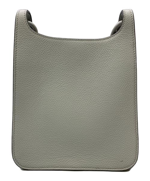 MCM（エムシーエム）MCM (エムシーエム) ショルダーレザーポーチ グレーの古着・服飾アイテム