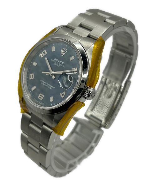 ROLEX（ロレックス）ROLEX (ロレックス) オイスターパーペチュアルデイト OYSTER PERPETUAL DATE 34 Ref.15200  青文字盤 サイズ:34mm/17.5cm/ユニセックスの古着・服飾アイテム