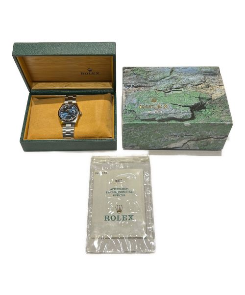 ROLEX（ロレックス）ROLEX (ロレックス) オイスターパーペチュアルデイト OYSTER PERPETUAL DATE 34 Ref.15200  青文字盤 サイズ:34mm/17.5cm/ユニセックスの古着・服飾アイテム