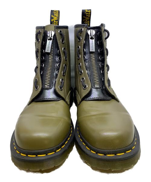 Dr.Martens（ドクターマーチン）Dr.Martens (ドクターマーチン) ALPHA (アルファ) ロングブーツ カーキ サイズ:UK　8の古着・服飾アイテム