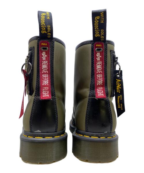 Dr.Martens（ドクターマーチン）Dr.Martens (ドクターマーチン) ALPHA (アルファ) ロングブーツ カーキ サイズ:UK　8の古着・服飾アイテム