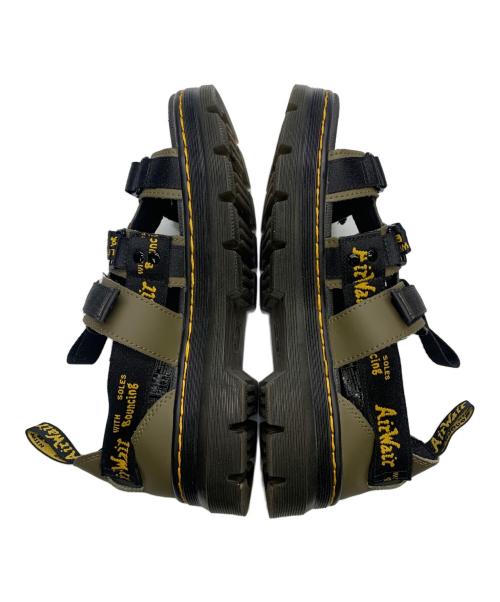 Dr.Martens（ドクターマーチン）Dr.Martens (ドクターマーチン) Dr.Martens サンダル ブラック×オリーブ サイズ:UK7の古着・服飾アイテム