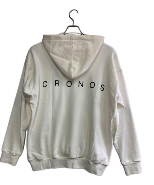 CRONOS（クロノス）CRONOS (クロノス) パーカー ホワイト サイズ:38（M）の古着・服飾アイテム