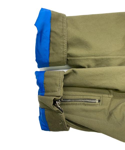 DIESEL（ディーゼル）DIESEL (ディーゼル) DIESEL　シングルライダースジャケット カーキ サイズ:XLの古着・服飾アイテム