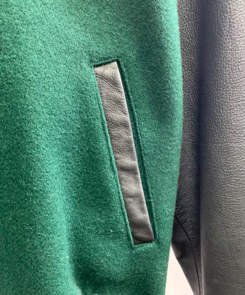 CHAPS RALPH LAUREN（チャップス ラルフローレン）CHAPS RALPH LAUREN (チャップス ラルフローレン) CHAPS RALPH LAUREN　レザー切替ウールジャケット グリーン サイズ:Lの古着・服飾アイテム