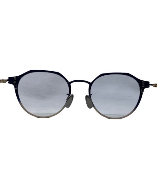 taylor with respect（テイラーウィズリスペクト）taylor with respect (テイラーウィズリスペクト) アイウェア ネイビー×シャンパンゴールドの古着・服飾アイテム