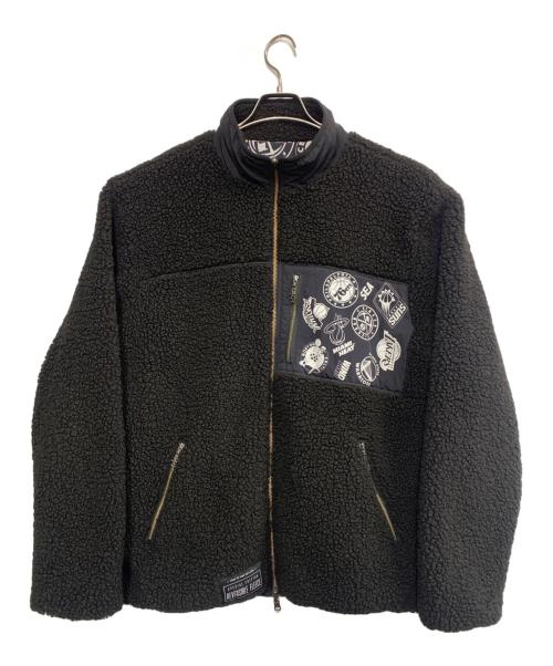 WIND AND SEA×NBA（ウィンダンシー）WIND AND SEA×NBA (ウィンダンシー) ボアジャケット ブラック サイズ:Ｌの古着・服飾アイテム