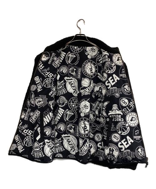 WIND AND SEA×NBA（ウィンダンシー）WIND AND SEA×NBA (ウィンダンシー) ボアジャケット ブラック サイズ:Ｌの古着・服飾アイテム