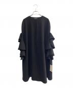 DUAL VIEWデュアルヴュー）の古着「DUAL VIEW　ケープコート」｜ブラック