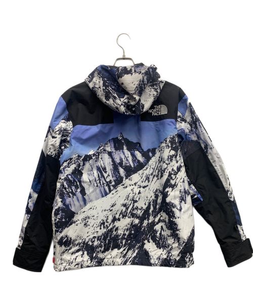 THE NORTH FACE（ザ ノース フェイス）THE NORTH FACE (ザ ノース フェイス) SUPREME (シュプリーム) 17AW 雪山 マウンテンパーカー  ブラック×ブルー サイズ:Mの古着・服飾アイテム