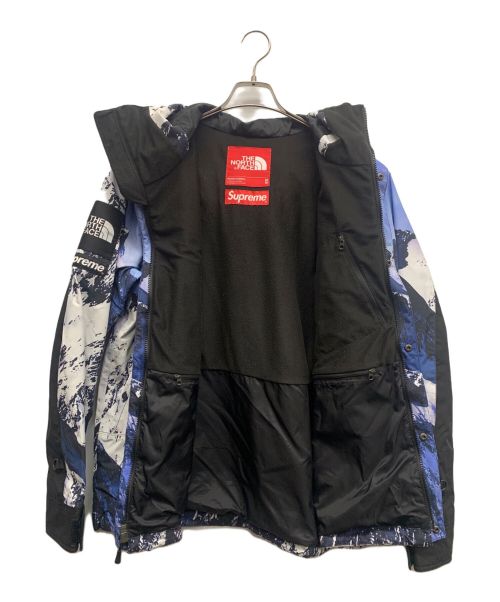 THE NORTH FACE（ザ ノース フェイス）THE NORTH FACE (ザ ノース フェイス) SUPREME (シュプリーム) 17AW 雪山 マウンテンパーカー  ブラック×ブルー サイズ:Mの古着・服飾アイテム