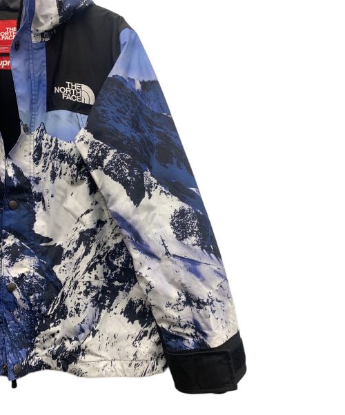 THE NORTH FACE（ザ ノース フェイス）THE NORTH FACE (ザ ノース フェイス) SUPREME (シュプリーム) 17AW 雪山 マウンテンパーカー  ブラック×ブルー サイズ:Mの古着・服飾アイテム