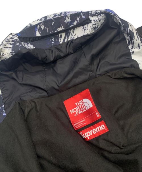 THE NORTH FACE（ザ ノース フェイス）THE NORTH FACE (ザ ノース フェイス) SUPREME (シュプリーム) 17AW 雪山 マウンテンパーカー  ブラック×ブルー サイズ:Mの古着・服飾アイテム