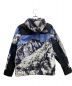THE NORTH FACE (ザ ノース フェイス) SUPREME (シュプリーム) 17AW 雪山 マウンテンパーカー  ブラック×ブルー サイズ:M：55000円