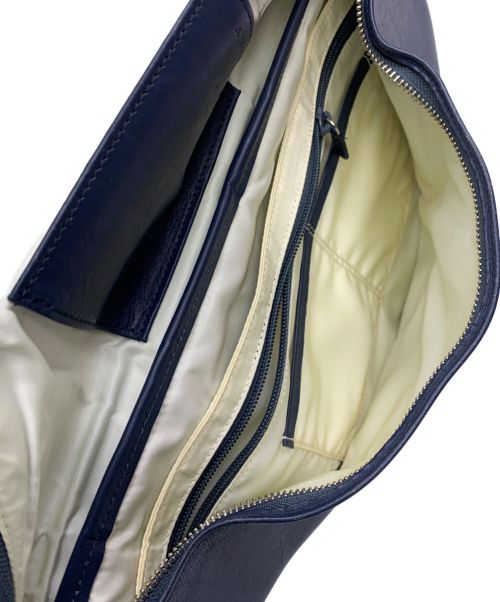 GROSS WALT（グロースヴァルト）GROSS WALT (グロースヴァルト) レザーボディーバッグ ネイビーの古着・服飾アイテム