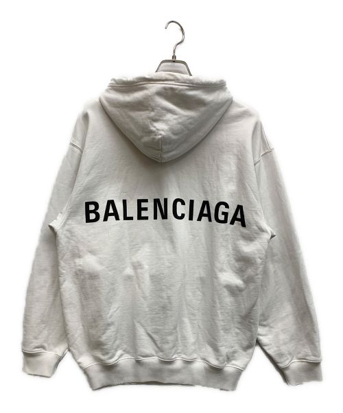 BALENCIAGA（バレンシアガ）BALENCIAGA (バレンシアガ) プルオーバーパーカー ホワイト サイズ:XSの古着・服飾アイテム