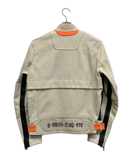 DIESEL（ディーゼル）DIESEL (ディーゼル) ライダースジャケット ベージュ サイズ:Lの古着・服飾アイテム