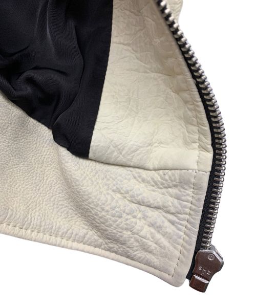 DIESEL（ディーゼル）DIESEL (ディーゼル) ライダースジャケット ベージュ サイズ:Lの古着・服飾アイテム