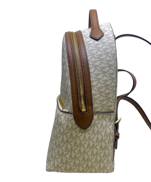MICHAEL KORS（マイケル・コース）MICHAEL KORS (マイケルコース) ロゴバックパック ブラウン×グレーの古着・服飾アイテム