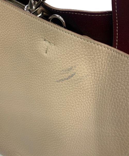 TOD'S（トッズ）TOD'S (トッズ) レザートートバッグ ベージュの古着・服飾アイテム