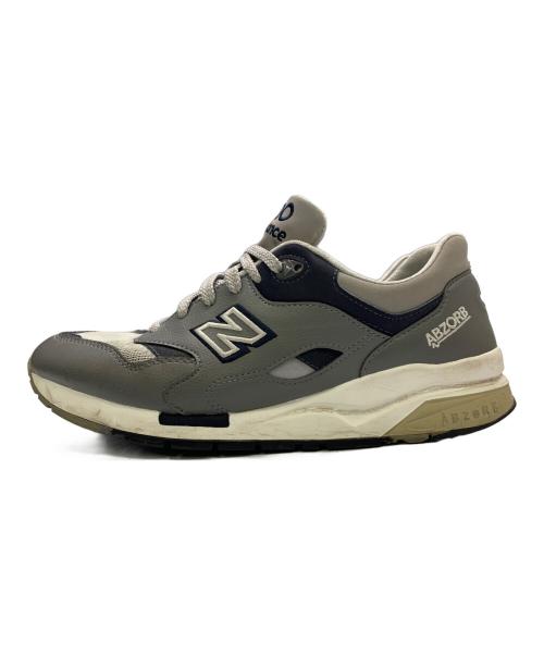 NEW BALANCE（ニューバランス）NEW BALANCE (ニューバランス) CM1600LG GRAY グレー×ネイビー サイズ:UK　　9の古着・服飾アイテム