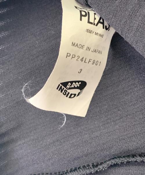 PLEATS PLEASE（プリーツプリーズ）PLEATS PLEASE (プリーツプリーズ) PLEATS PLEASE　ブラック　リブレギンスパンツ ブラック サイズ:SIZE 3の古着・服飾アイテム