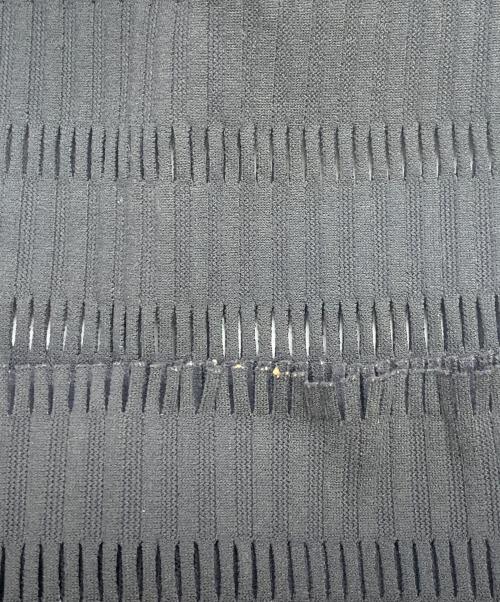 PLEATS PLEASE（プリーツプリーズ）PLEATS PLEASE (プリーツプリーズ) PLEATS PLEASE　ブラック　リブレギンスパンツ ブラック サイズ:SIZE 3の古着・服飾アイテム