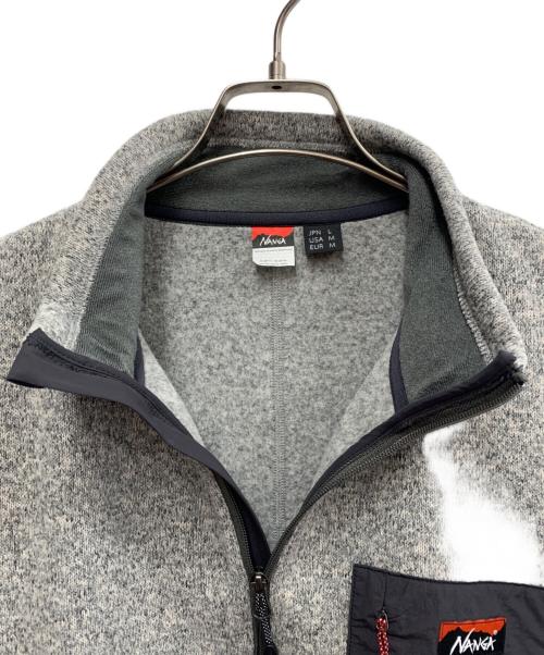 NANGA（ナンガ）NANGA (ナンガ) POLARTEC FLEECE ZIP BLOUSON グレー サイズ:L 未使用品の古着・服飾アイテム