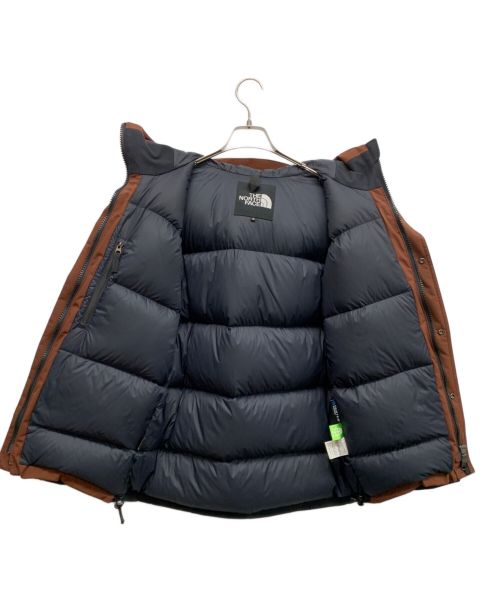 THE NORTH FACE（ザ ノース フェイス）THE NORTH FACE (ザ ノース フェイス) ヌプシダウンジャケット ブラック×ブラウン サイズ:Sの古着・服飾アイテム