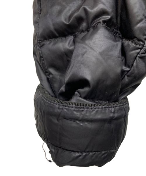 MONCLER（モンクレール）MONCLER (モンクレール) ノーカラーダウンジャケット ブラック サイズ:SIZE 0の古着・服飾アイテム