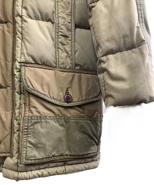 Eddie Bauer（エディーバウアー）Eddie Bauer (エディーバウアー) Eddie Bauer　550フィルパワー YUKON MODEL　ダウンジャケット カーキ サイズ:Sの古着・服飾アイテム