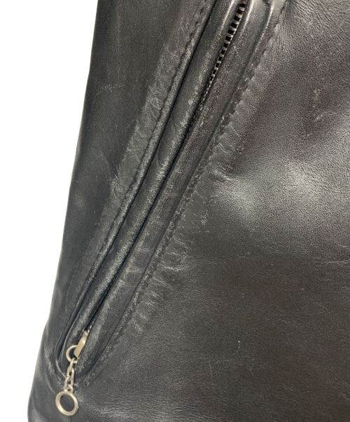 Schott（ショット）Schott (ショット) 641シングルライダースジャケット ブラック サイズ:34の古着・服飾アイテム