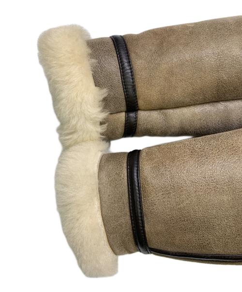 Liugoo Leathers（リューグーレザーズ）Liugoo Leathers (リューグーレザーズ) B-3ムートンフライトジャケット グレー サイズ:３Lの古着・服飾アイテム