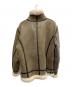 Liugoo Leathers (リューグーレザーズ) B-3ムートンフライトジャケット グレー サイズ:３L：13000円