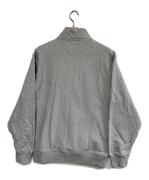 stussy（ステューシー）stussy (ステューシー) ハーフジップスウェット グレー サイズ:Lの古着・服飾アイテム