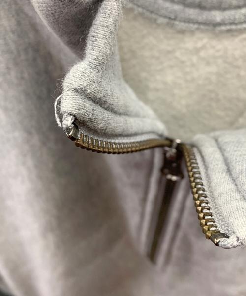 stussy（ステューシー）stussy (ステューシー) ハーフジップスウェット グレー サイズ:Lの古着・服飾アイテム