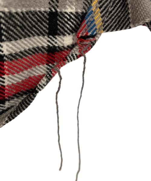 THE REAL McCOY'S（ザ・リアルマッコイズ）THE REAL McCOY'S (ザ・リアルマッコイズ) チェックシャツ グレー×レッド サイズ:16の古着・服飾アイテム