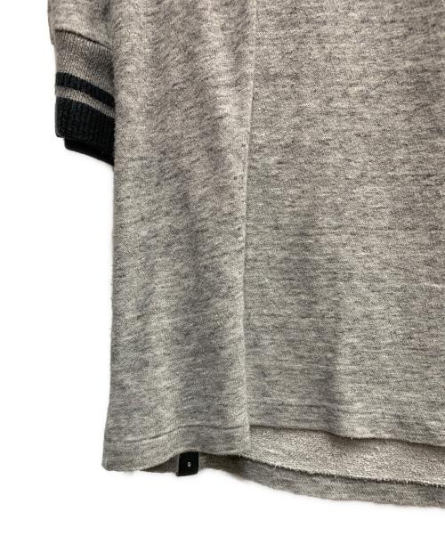 Hysteric Glamour（ヒステリックグラマー）Hysteric Glamour (ヒステリックグラマー) Hysteric Glamour　ブラック×グレー　カットソー ブラック×グレー サイズ:Lの古着・服飾アイテム