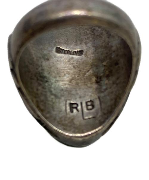 Robert&Bernice Leekya（ロバート＆バーナイス・リーキヤ）Robert&Bernice Leekya (ロバート＆バーナイス・リーキヤ) リング シルバー×グリーン サイズ:23号の古着・服飾アイテム