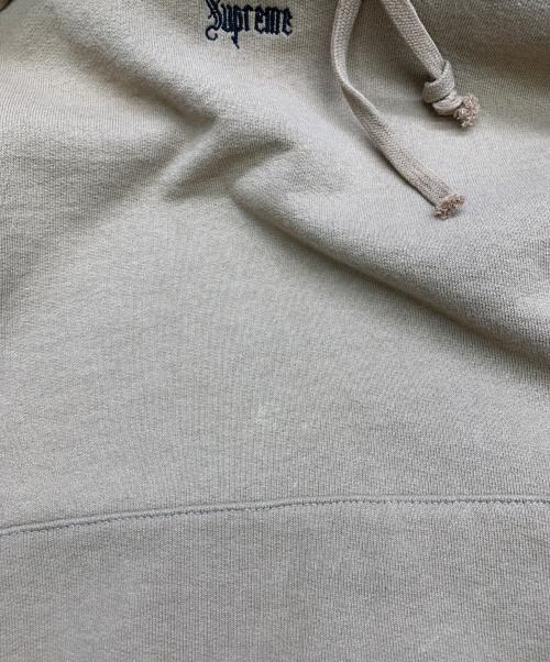 SUPREME（シュプリーム）SUPREME (シュプリーム) Supreme　Micro Logo Hooded Sweatshirt ベージュ サイズ:XLの古着・服飾アイテム
