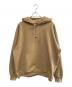 SUPREME（シュプリーム）の古着「Supreme　Micro Logo Hooded Sweatshirt」｜ベージュ