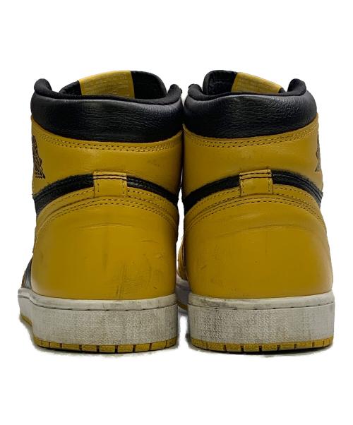 NIKE（ナイキ）NIKE (ナイキ) Air Jordan 1 High OG ブラック×イエロー サイズ:UK 9.5の古着・服飾アイテム